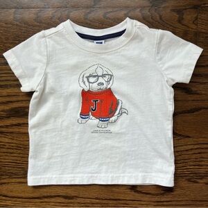 Janie and Jack Preppy Dog T-shirt